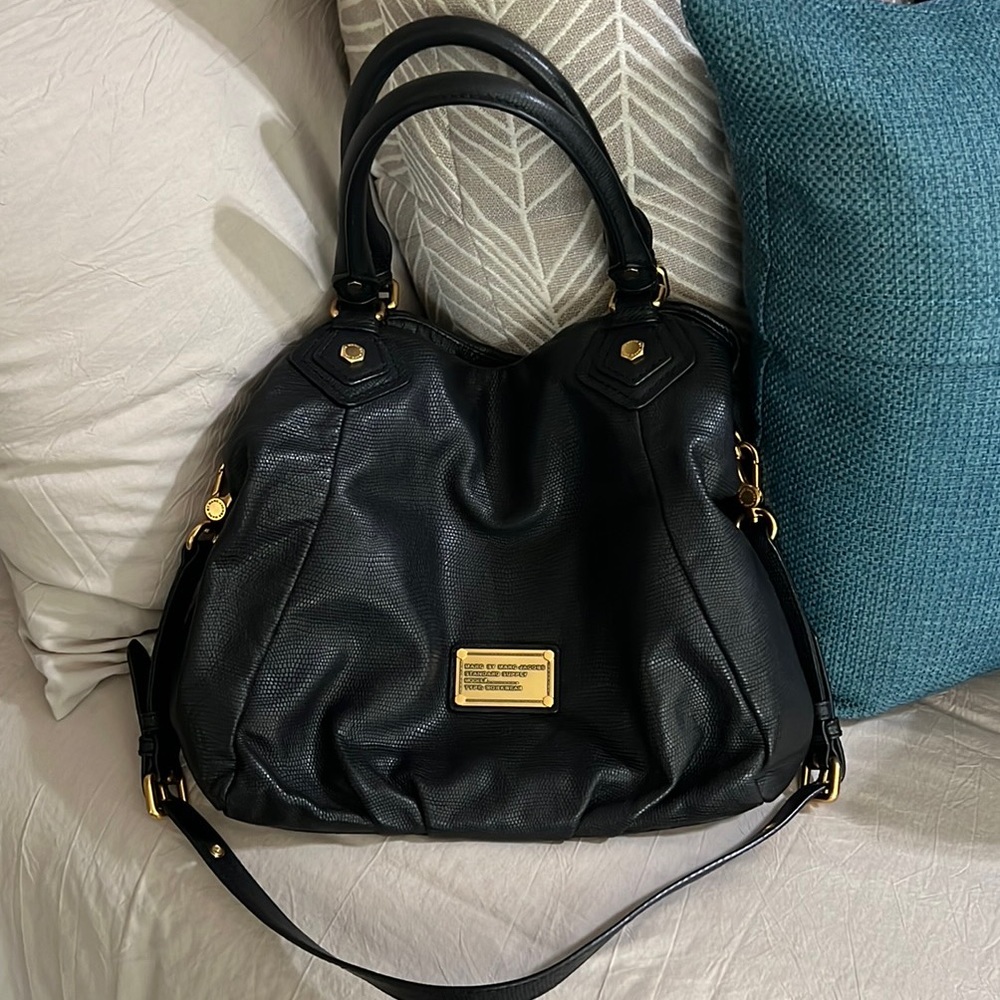 Marc Jacobs classic Q lizard embossed Fran bag